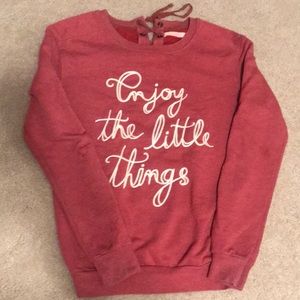 Mauve pink crewneck sweater